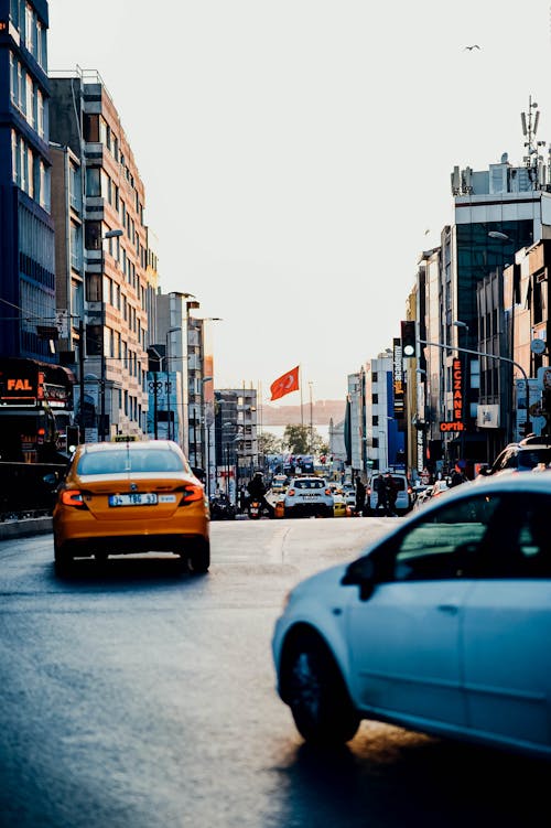 土耳其国旗, 垂直拍摄, 城市 的 免费素材图片