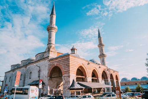 bina cephesi, cami, din içeren Ücretsiz stok fotoğraf