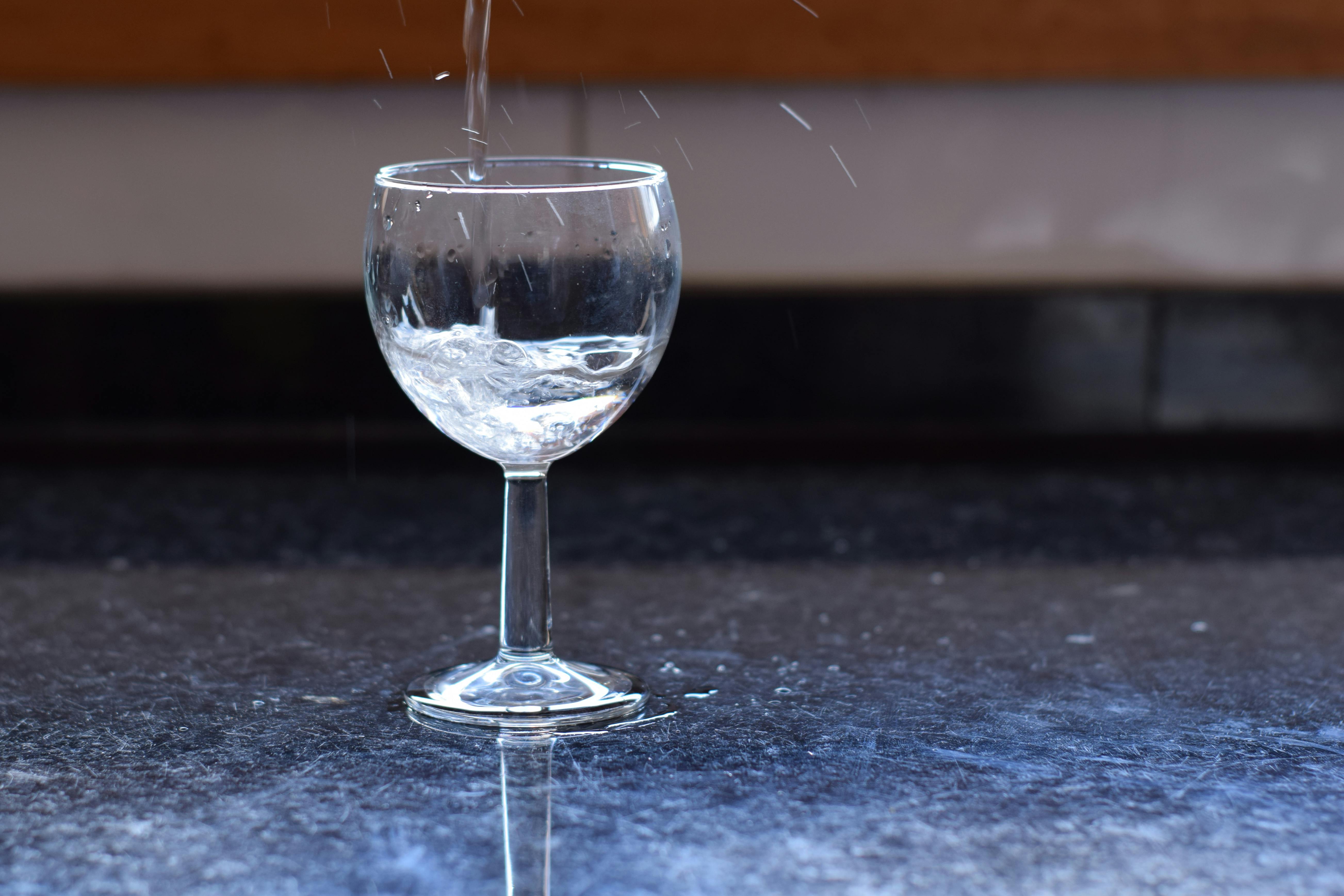Free stock photo of crystal glass, drinking glass, water