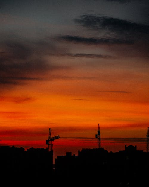 Free stock photo of architecture city, beautiful sky, beautiful sunset