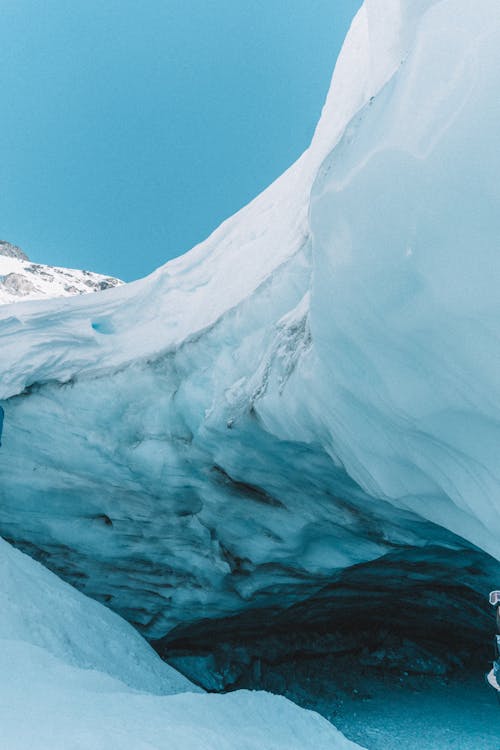 Entrance to Ice Cave in Glacier