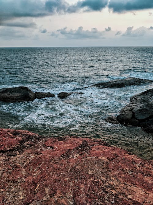 Základová fotografie zdarma na téma havárii vlny, horizont, moře
