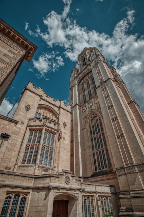Photos gratuites de architecture gothique, bâtiment universitaire, détail architectural