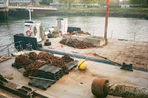 Rusty Equipment on a Boat 
