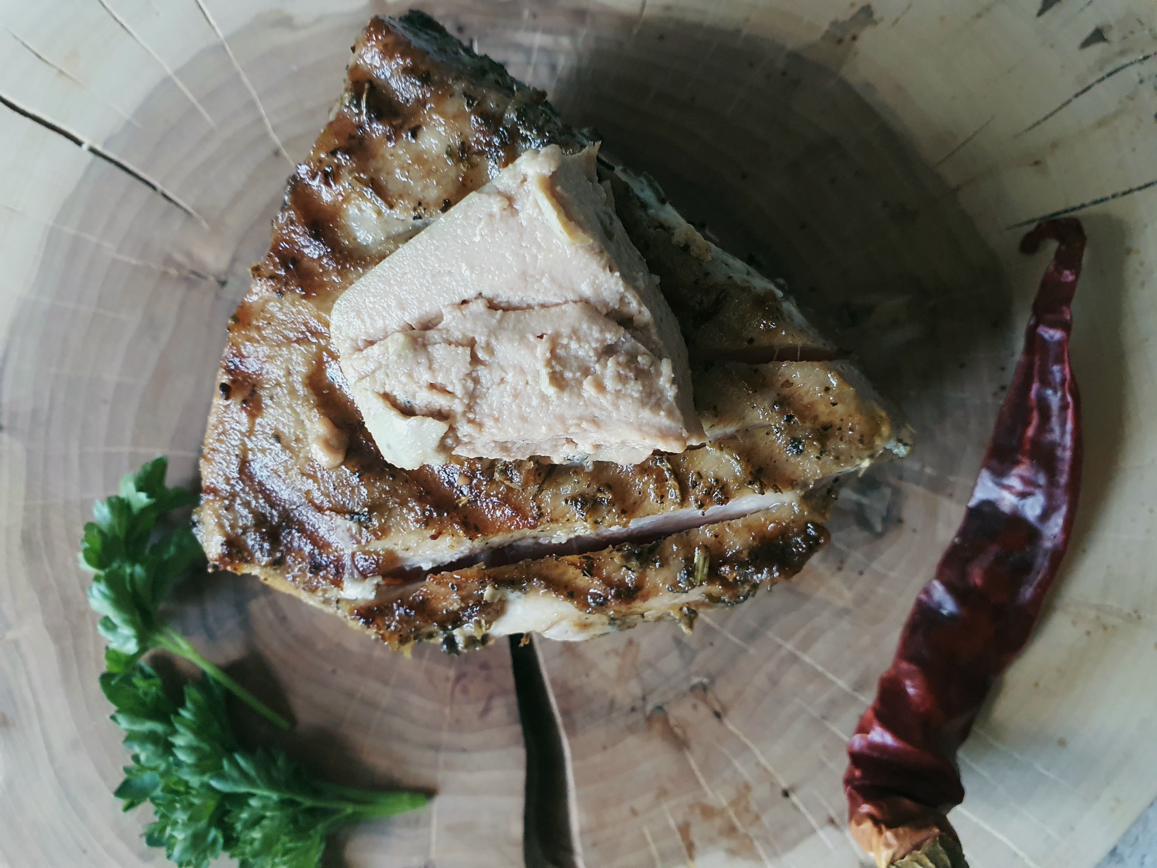 Char-Grilled Tri-Tip with Compound Butter