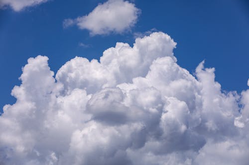 A White Clouds Under Blue Sky