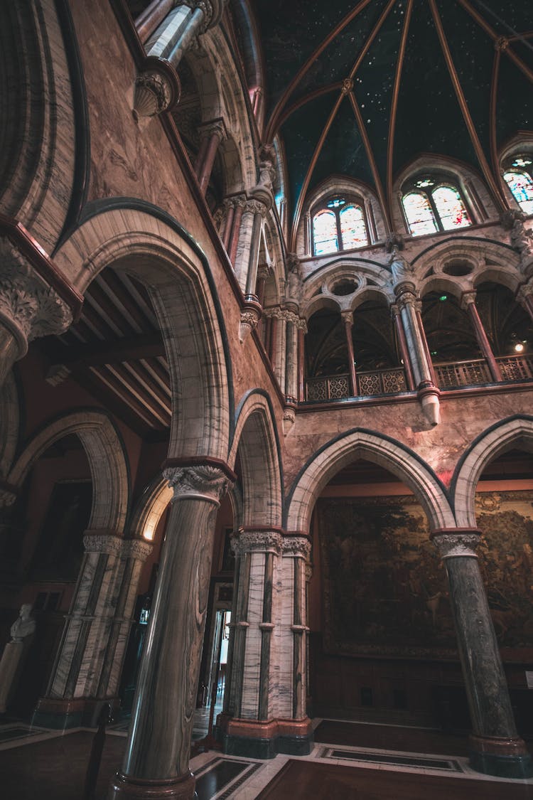 The Interior Of The Mount Stuart Mansion In Scotland