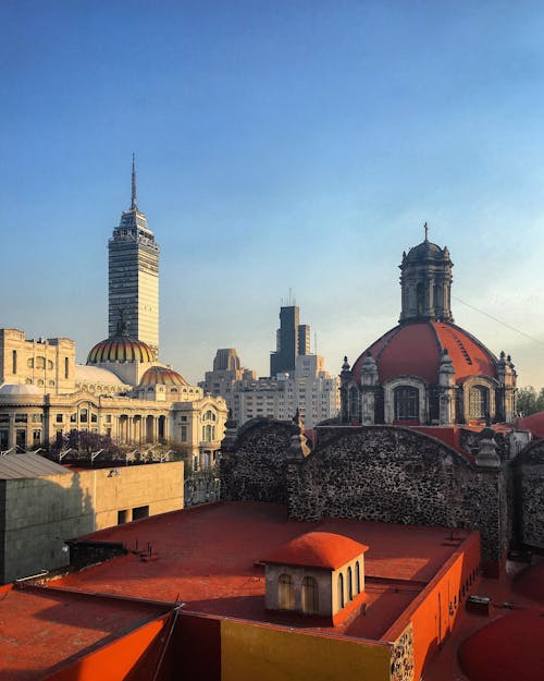 Бесплатное стоковое фото с torre latinoamericana, вертикальный выстрел, город