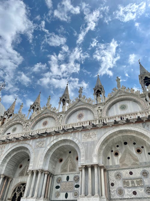 Building Facade, St Marks Basilica, Venice, Italy