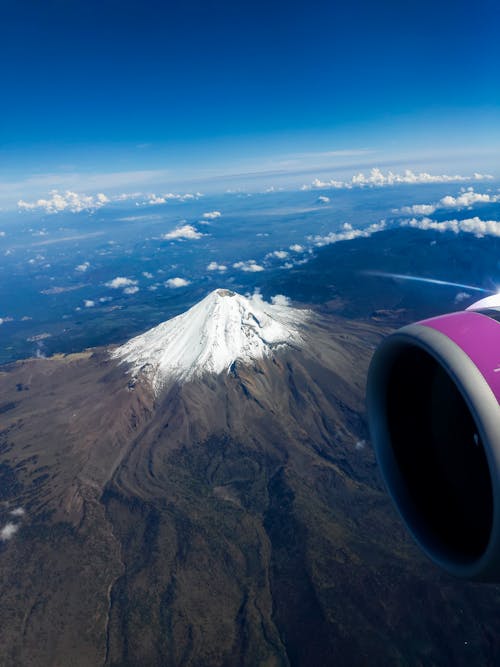 Δωρεάν στοκ φωτογραφιών με αεροπλάνο, ηφαίστειο, Μεξικό