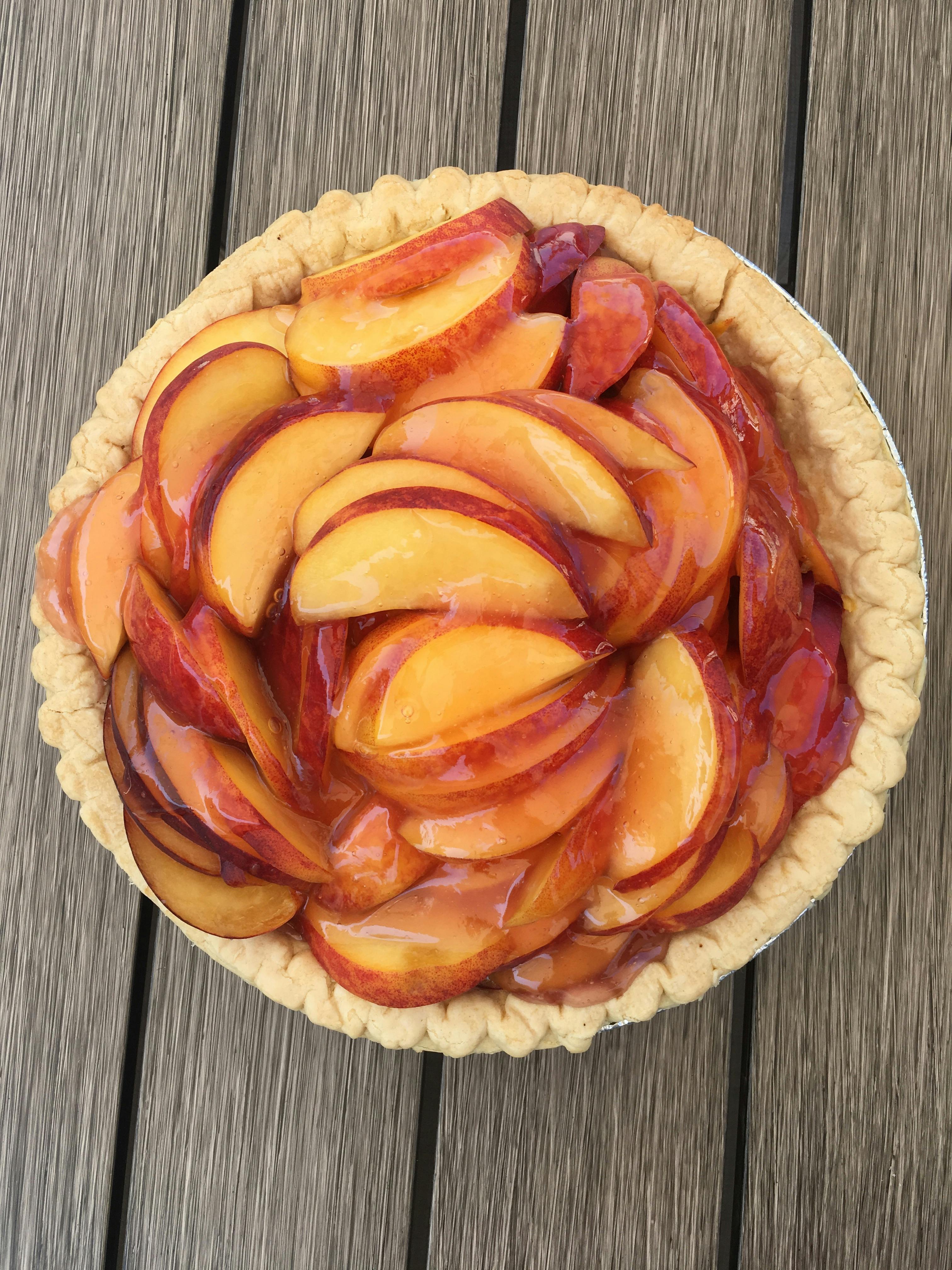 Free stock photo of Peach pie dessert