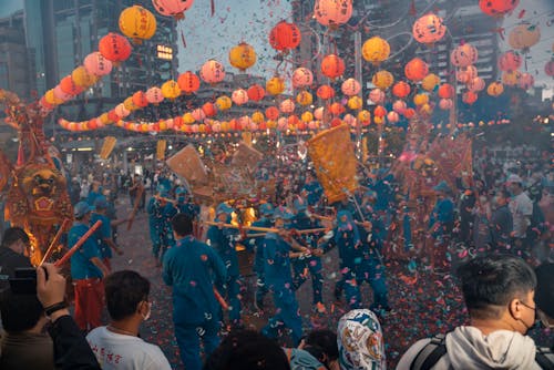 Imagine de stoc gratuită din aglomerație, celebrare, China