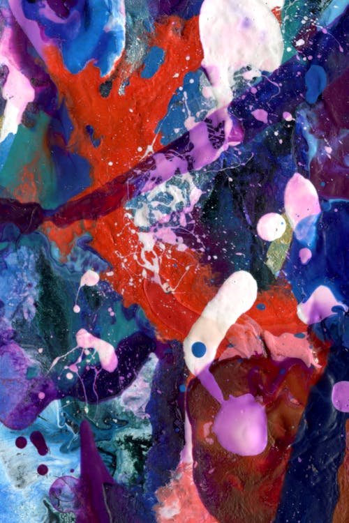 Бесплатное стоковое фото с Абстрактная живопись, абстрактный, вертикальный выстрел