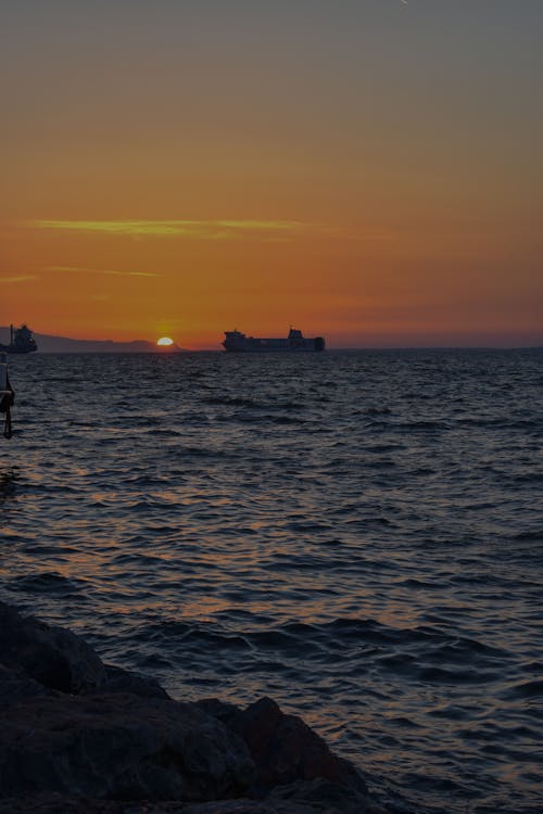 Základová fotografie zdarma na téma horizont, loď, moře