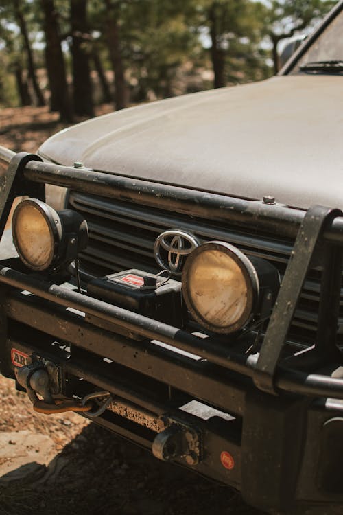 Close-Up Shot of a Car