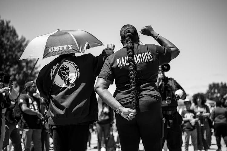 People Protesting In Street