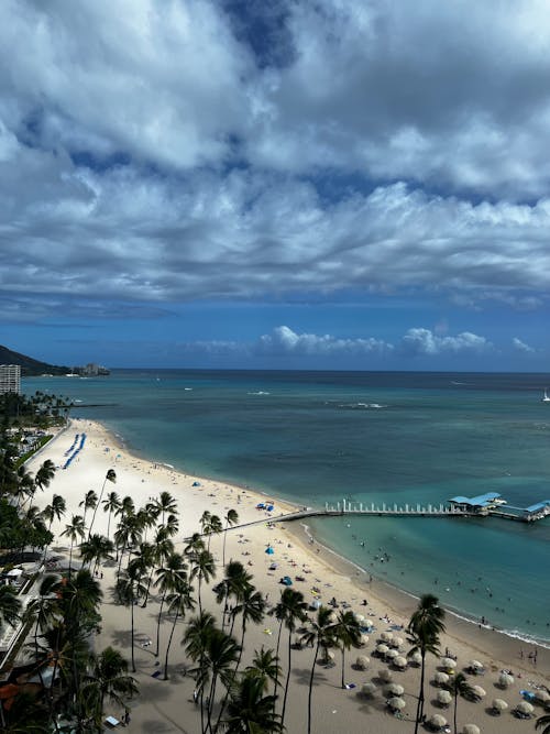 Aerial View of the Waikiki Beach Resort, Hawaii 