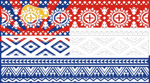 Free karen flag texture Stock Photo