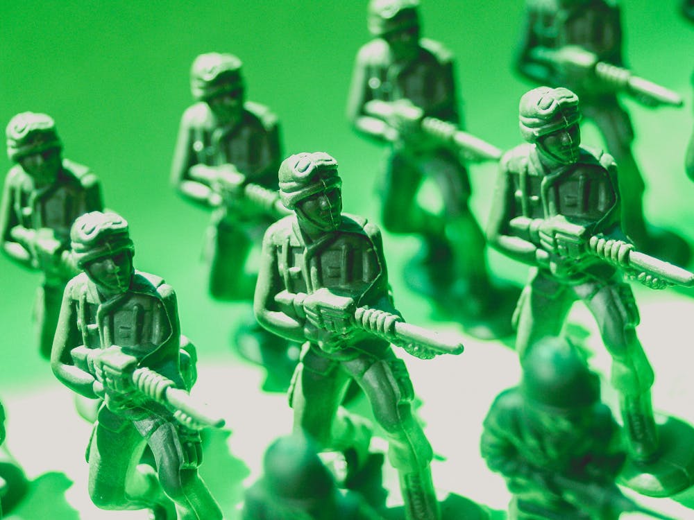 Free Toy Soldiers Macro Photo Stock Photo