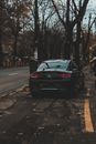 Black Car on Road