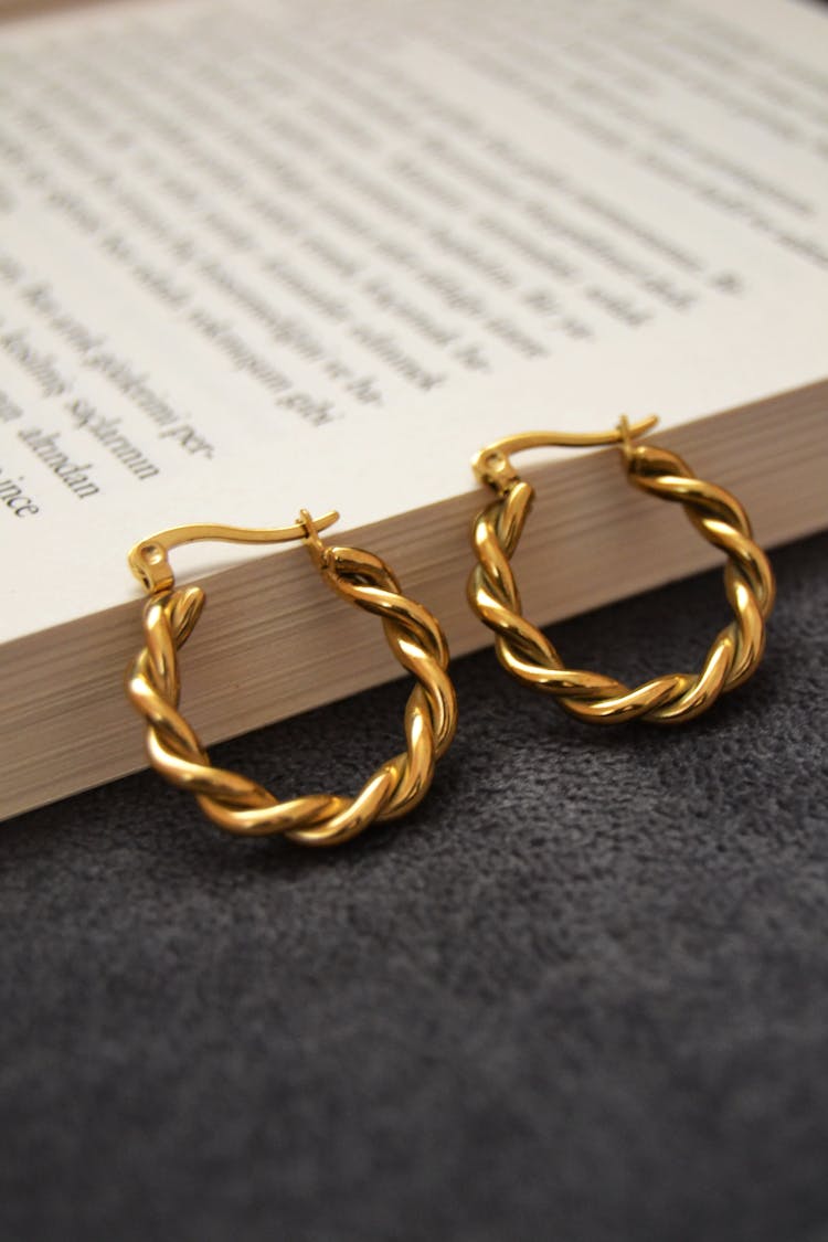 Gold Hoop Earrings 