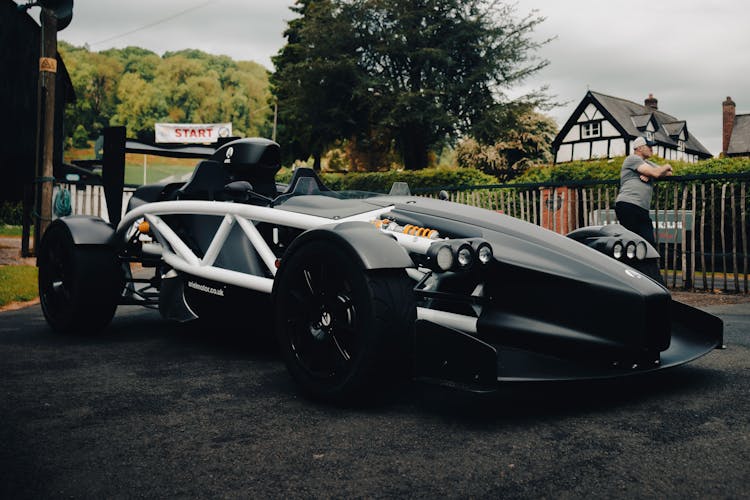 Parked Racing Car