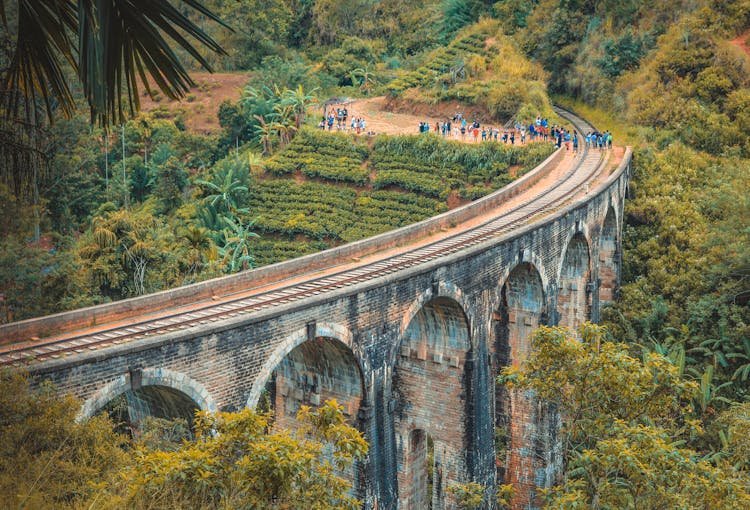 Ella Nine Arch Bridge Beautiful Sri Lanka