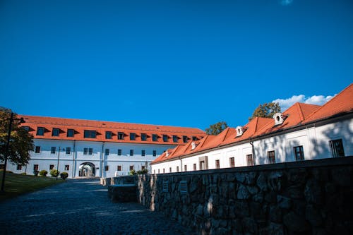 Lubomirski Palace under Blue Cloudy Sky 