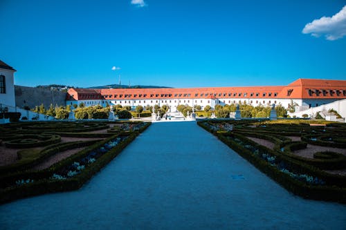 Lubomirski Palace under Blue Cloudy Sky