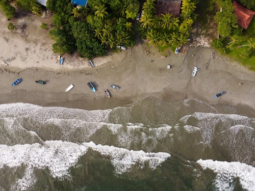 Aerial View of the Beach 