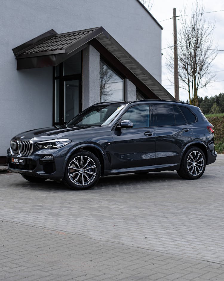 Parked Black Luxury SUV