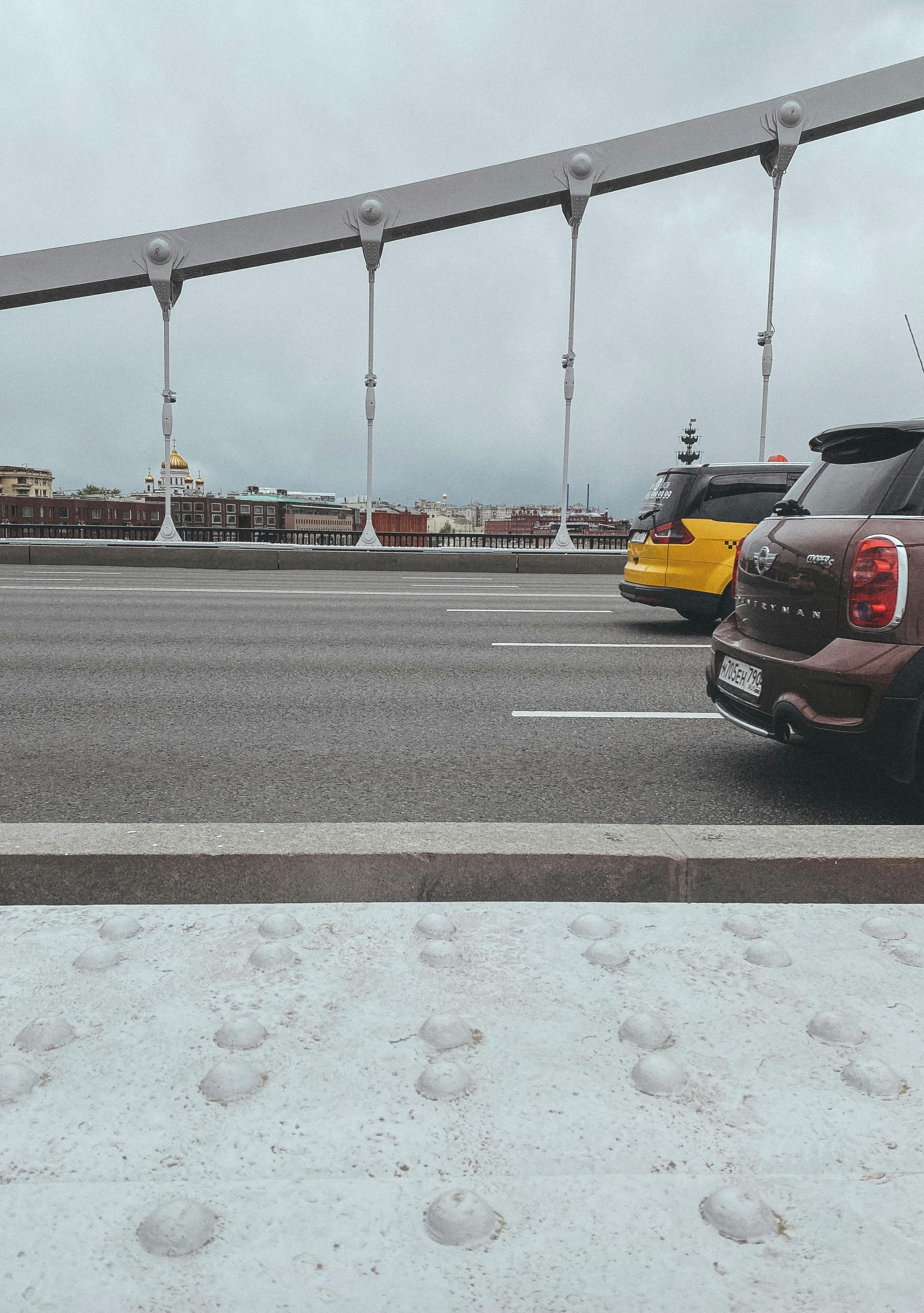 Cars travelling on the road