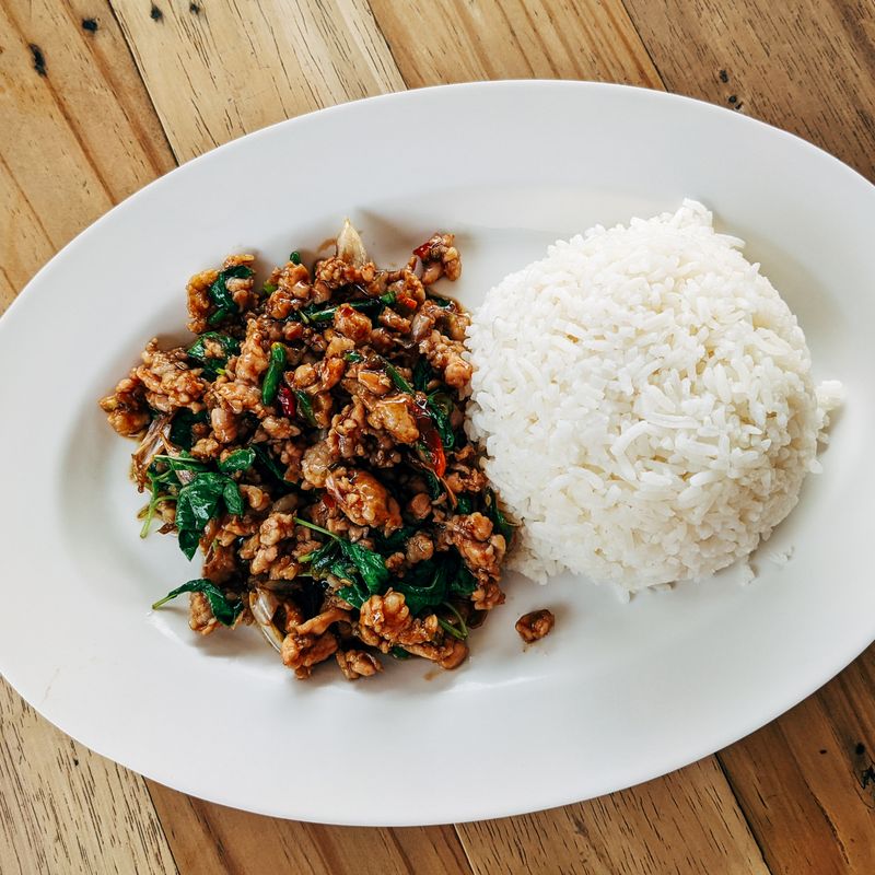 Minced Meat and Egg Fried Rice