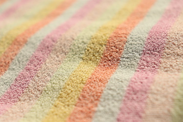 Pastel Color Striped Fabric 