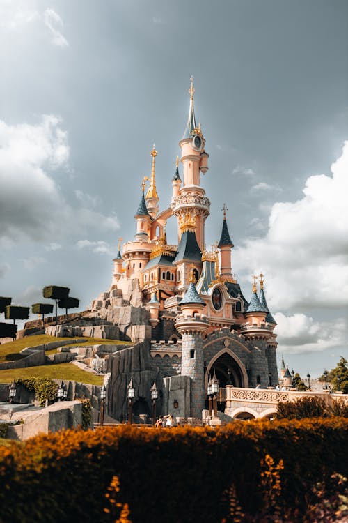 Castle under Cloudy Sky