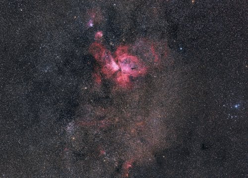 Pink Nebula among Stars