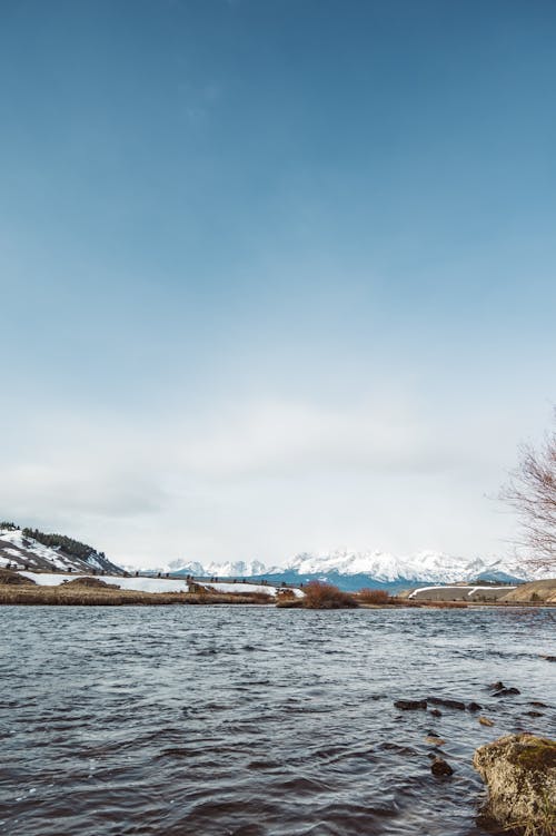 Gratis stockfoto met besneeuwde berg, blauwe lucht, decor