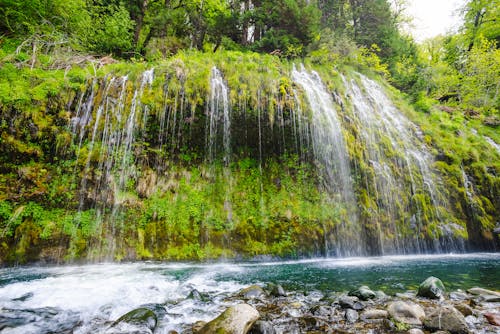 Бесплатное стоковое фото с вода, водопады, гора