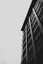 A Grayscale Photo of High Rise Building