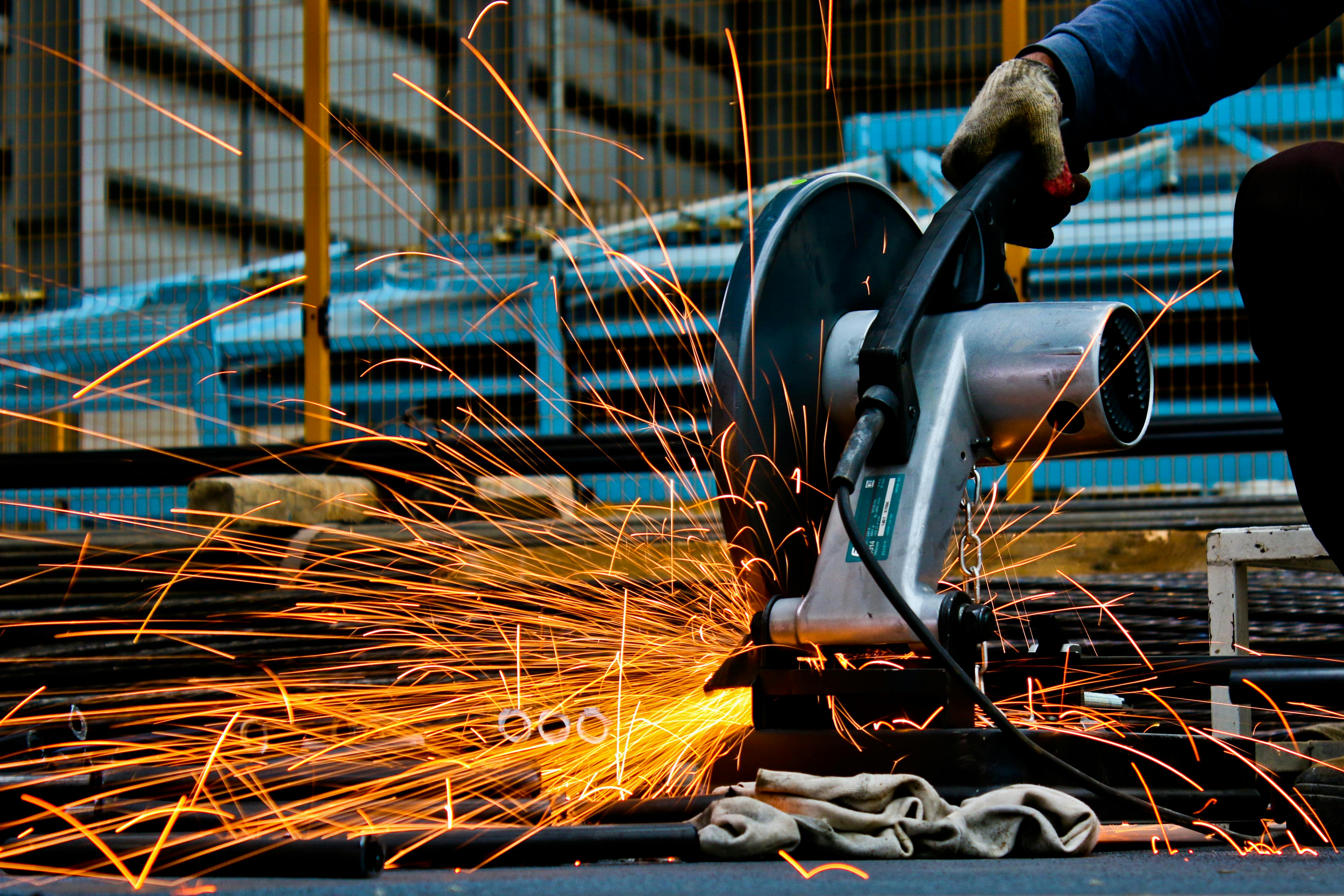 University campus scene with students and green lawn