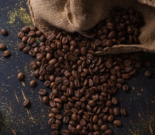 Free Close-up of Brown Coffee Beans Stock Photo