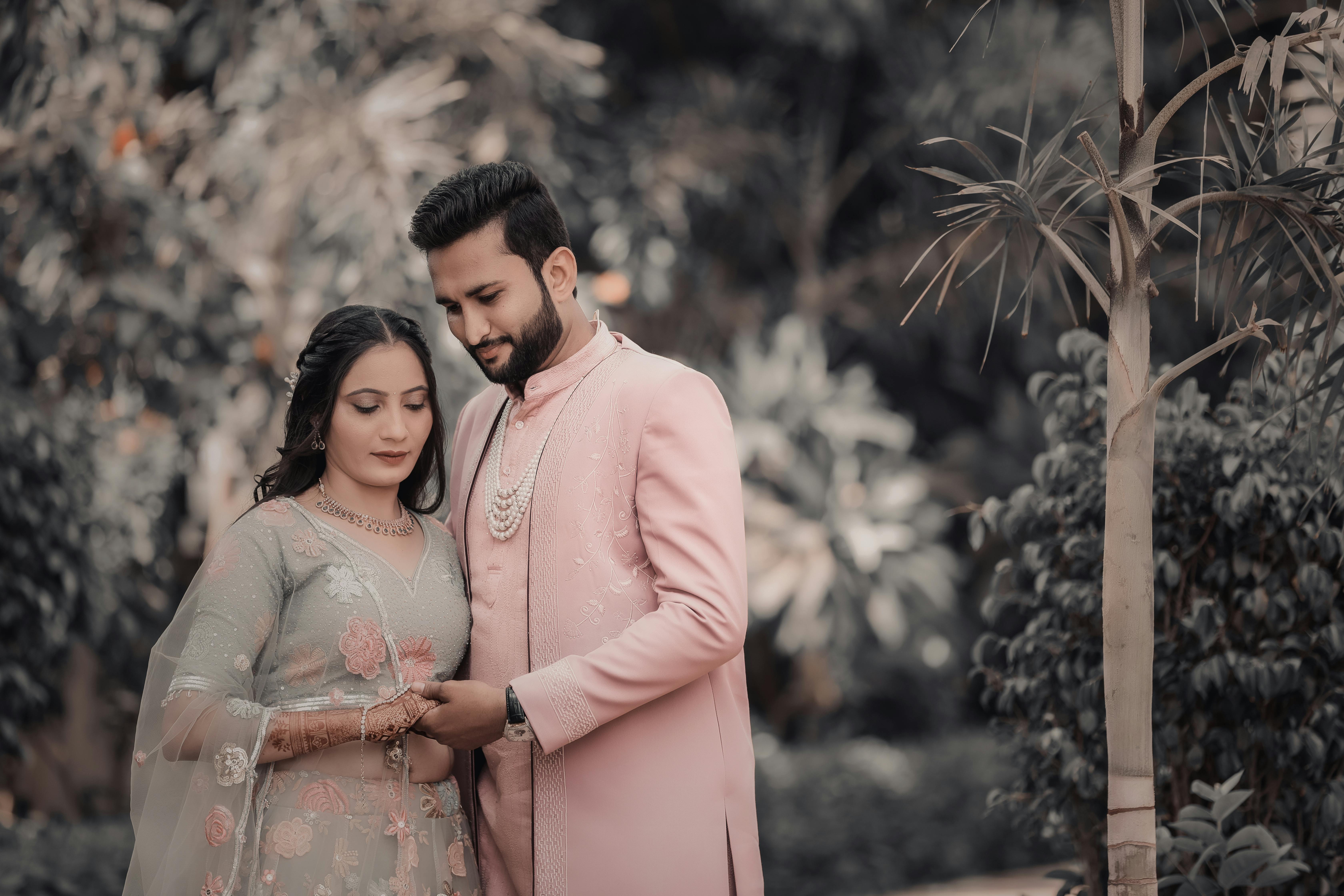 Photo of Romantic couple shot with eyes closed | Indian wedding photography  poses, Indian wedding couple photography, Indian wedding poses