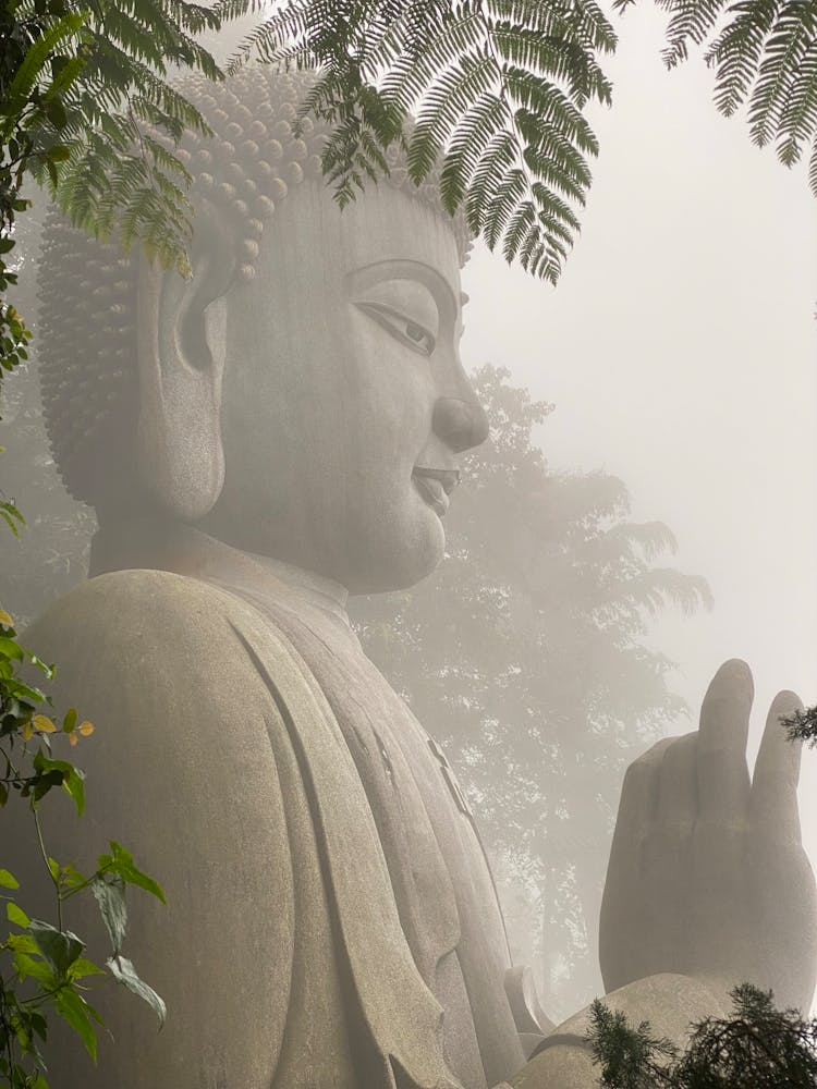 Giant Buddha Statue In Genting Highlands, Malaysia 