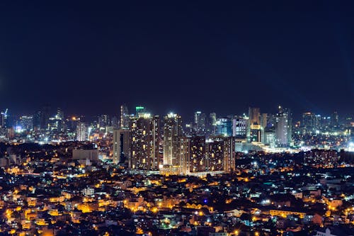 Free Illuminated Manila at Night Stock Photo