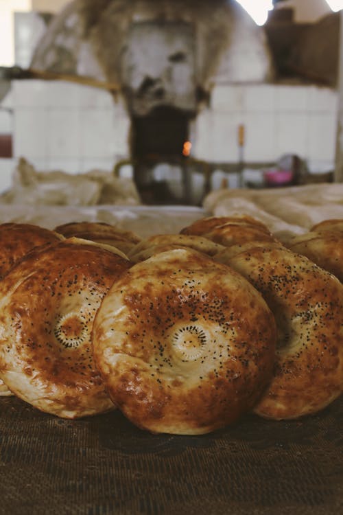 Freshly Baked Bread on the Table