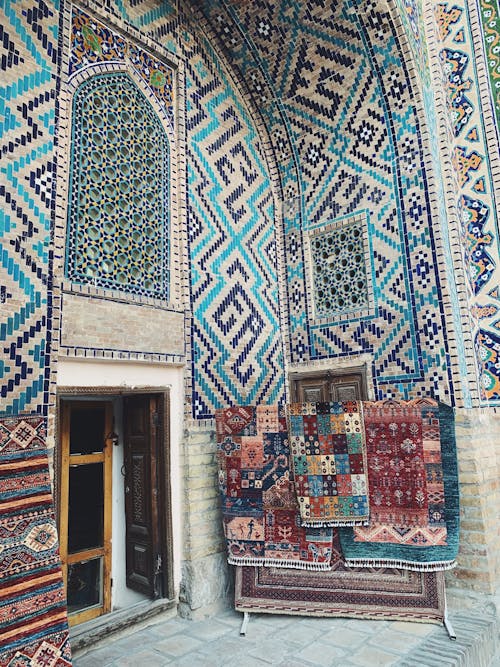 Entrance Decorated With Mosaic