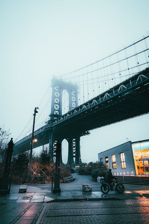 Photo of the Manhattan Bridge in New York, USA 
