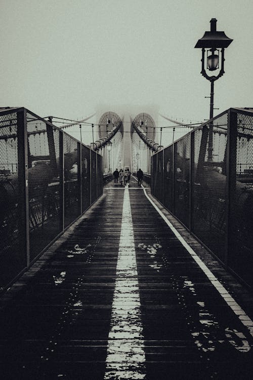 Δωρεάν στοκ φωτογραφιών με ασπρόμαυρο, γέφυρα, γέφυρες