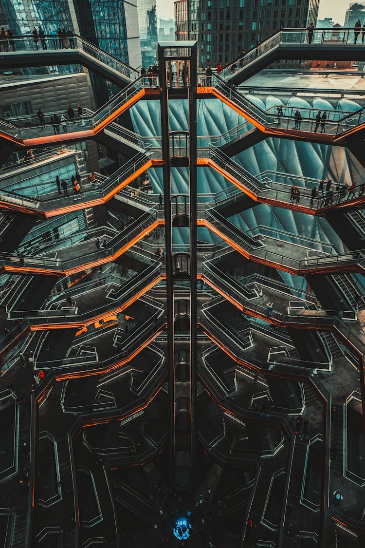 The Vessel At Hudson Yards In Manhattan, New York City, United States