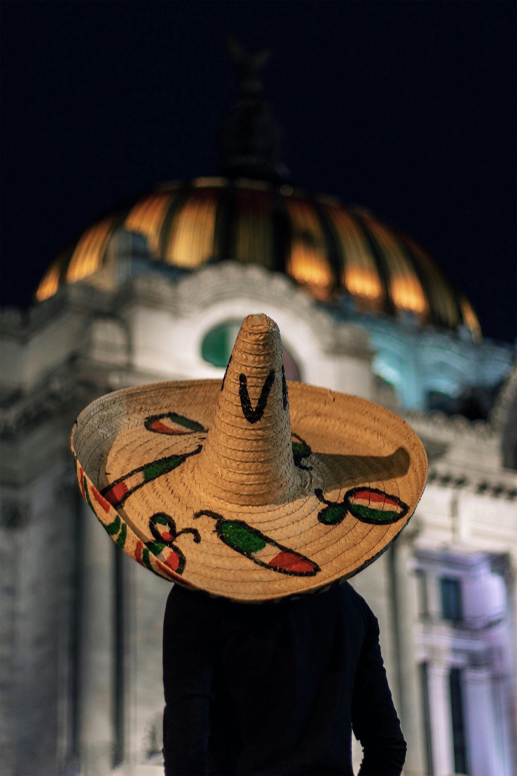 Person Wearing a Sombrero Hat · Free Stock Photo